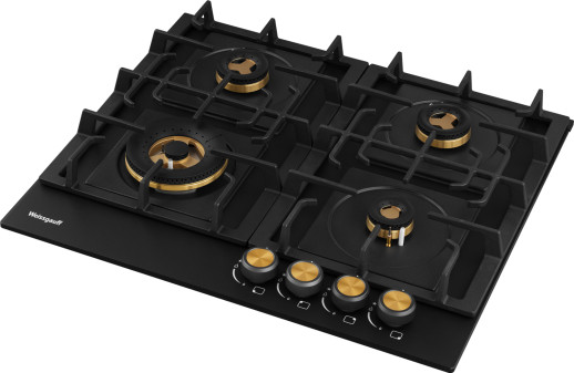 Газовая варочная панель Weissgauff HGG 641 BV Volcano Burner Nano Matt Glass
