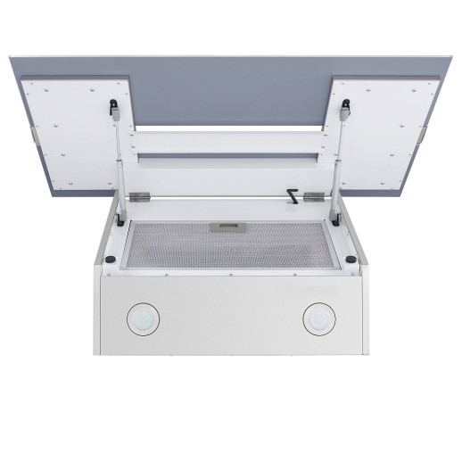 Кухонная вытяжка Maunfeld MERSEY 90 WHITE GLASS WHITE