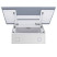 Кухонная вытяжка Maunfeld MERSEY 90 WHITE GLASS WHITE
