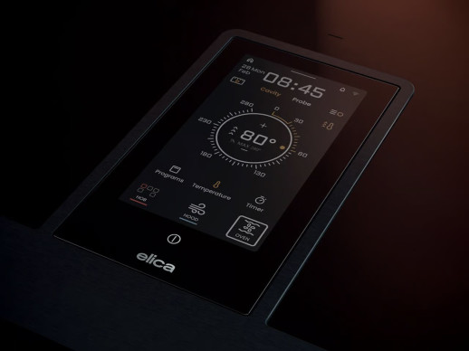 Elica LHOV COMBISTEAM BL/A/90 духовой шкаф со встроенной варочной панелью и вытяжкой