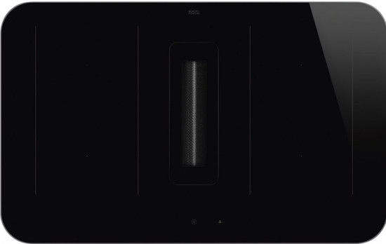 Индукционная варочная панель с вытяжкой Smeg HHSL7844X