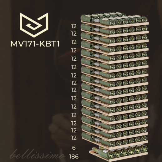 Комбинированный винный шкаф Meyvel MV171-KBT1