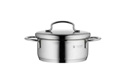 Низкая кастрюля WMF 12 см с крышкой MINI нержавеющая сталь