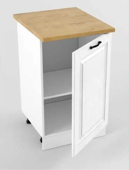 Белый вегас Стол рабочий 500 мм 1 дверь