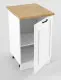 Белый вегас Стол рабочий 500 мм 1 дверь