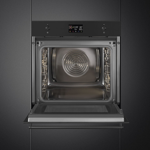 Электрический духовой шкаф с функцией СВЧ Smeg SO6302M2N