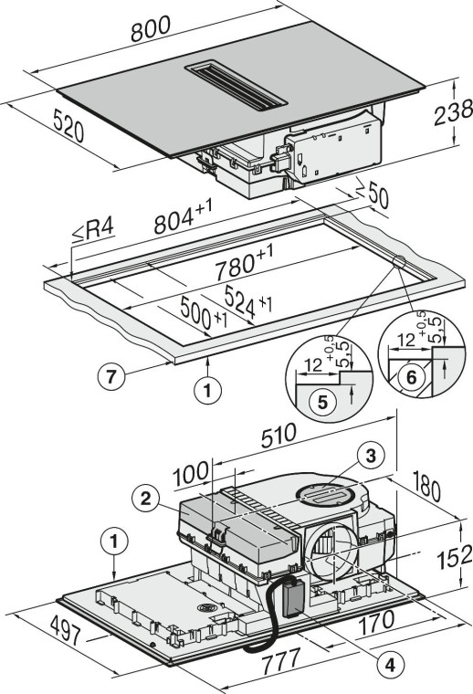 Индукционная варочная панель Miele KMDA 7676 FL