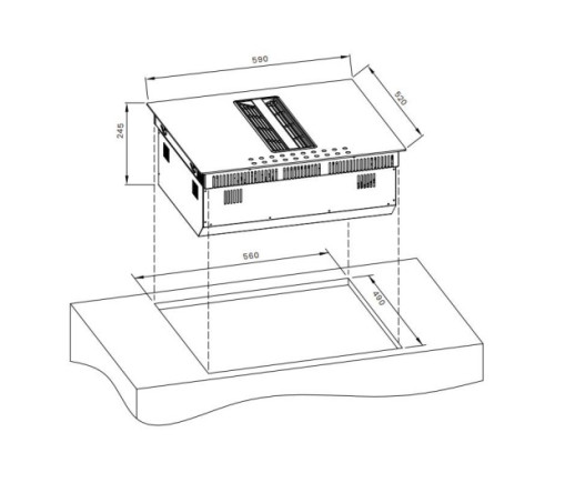 Варочная панель Delonghi ELETTRA 4B2F TC ARIA
