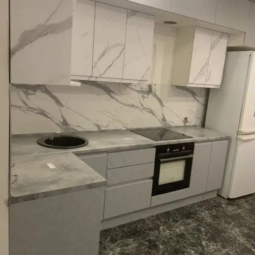 Кухня Гранит Лава маус Мрамор натур арктик