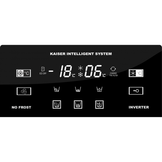 Отдельностоящий холодильник Kaiser KS 90500 RS N