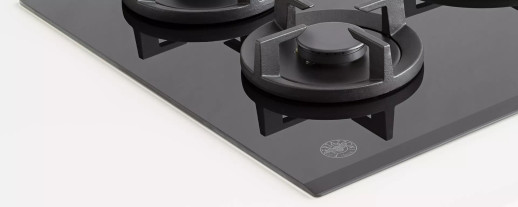 Газ на стекле варочная панель Bertazzoni P604LPROGNE черный
