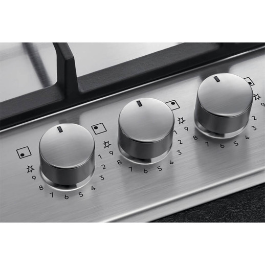 Газовая варочная панель Aeg HGB64420SM нержавеющая сталь