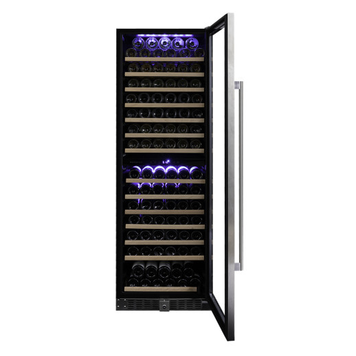 Полувстраиваемый винный шкаф Dunavox DX-166.428SDSK