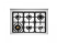 Комбинированная кухонная плита Bertazzoni PRO96L2EGIT2