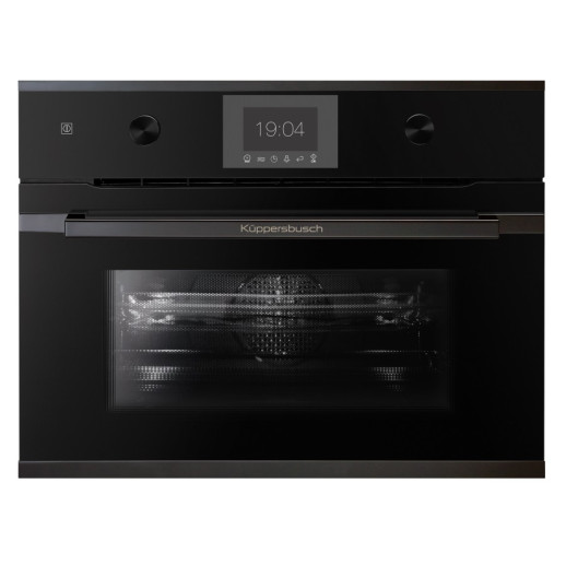 Электрический духовой шкаф с функцией СВЧ Kuppersbusch CBM 6350.0 S2 BLACK CHROME
