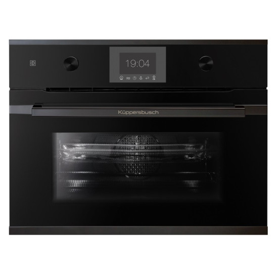 Электрический духовой шкаф с функцией СВЧ Kuppersbusch CBM 6350.0 S2 BLACK CHROME