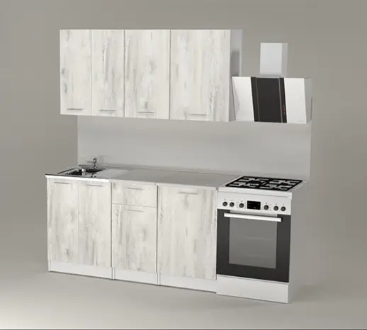 Кухня Герда "Нормал" Пайн белый / Белый