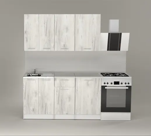 Кухня Герда "Нормал" Пайн белый / Белый