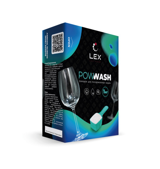 Порошок для посудомоечных машин Lex POWWASH