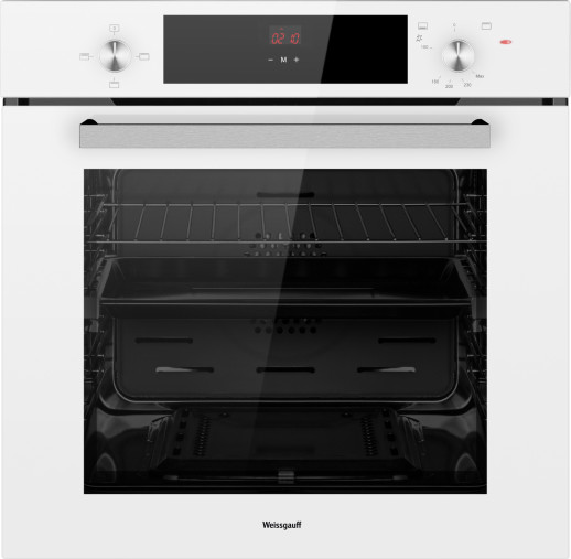Газовый духовой шкаф Weissgauff WGO 702 D WHITE GLASS