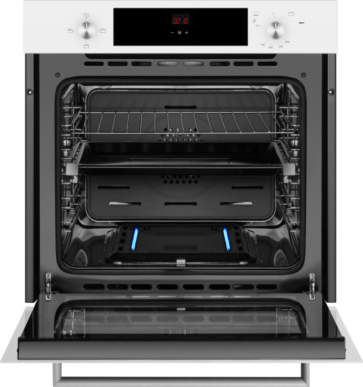 Газовый духовой шкаф Weissgauff WGO 702 D WHITE GLASS