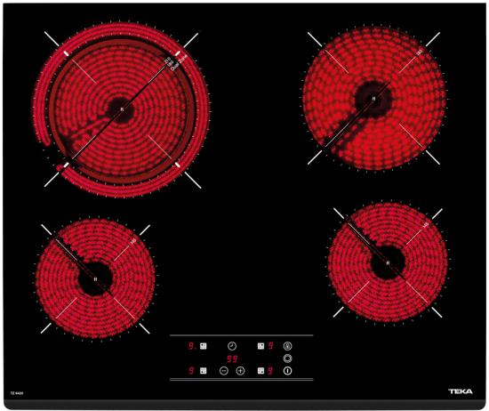 Варочная панель Teka TOTAL TT 6420 BLACK черный