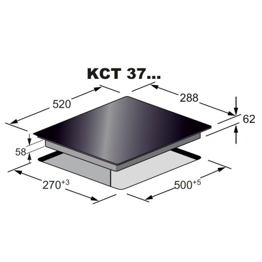 Индукционная варочная панель Kaiser KCT 3726 FI