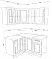 Кухонный гарнитур Белый Вегас 1200х1400