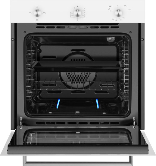 Газовый духовой шкаф Weissgauff WGO 702 WHITE GLASS