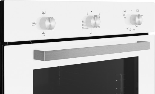 Газовый духовой шкаф Weissgauff WGO 702 WHITE GLASS