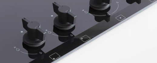 Газ на стекле варочная панель Bertazzoni P905LMODGNE