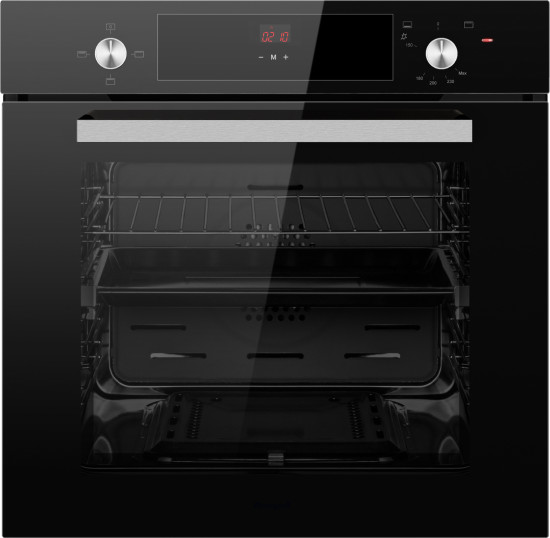 Газовый духовой шкаф Weissgauff WGO 706 D BLACK GLASS