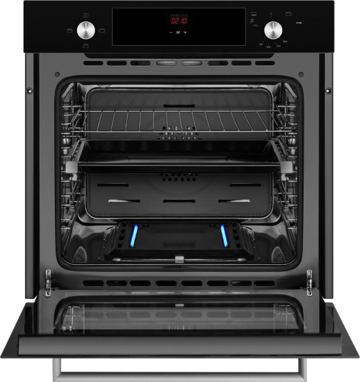 Газовый духовой шкаф Weissgauff WGO 706 D BLACK GLASS