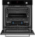 Газовый духовой шкаф Weissgauff WGO 706 D BLACK GLASS