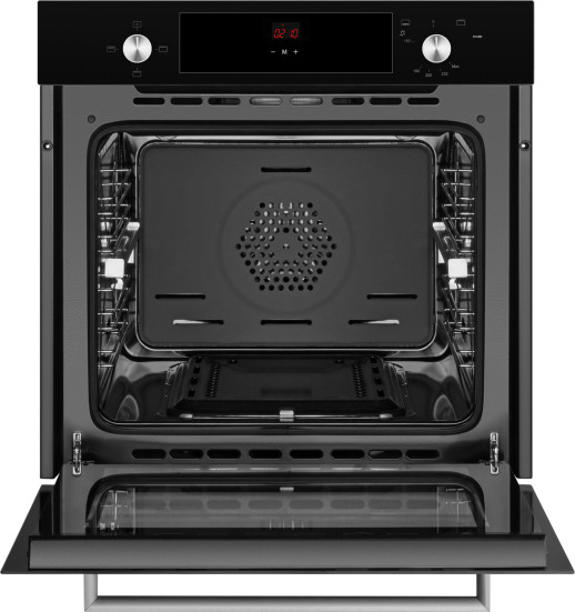 Газовый духовой шкаф Weissgauff WGO 706 D BLACK GLASS