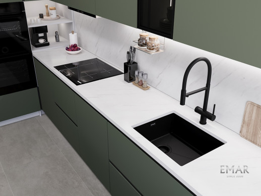 Кухонная мойка Emar EMB-540(UN) PVD Black