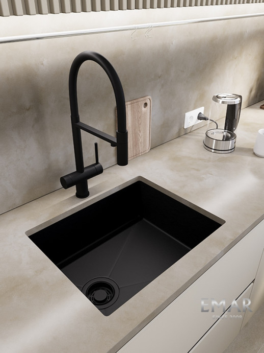 Кухонная мойка Emar EMB-540(UN) PVD Black
