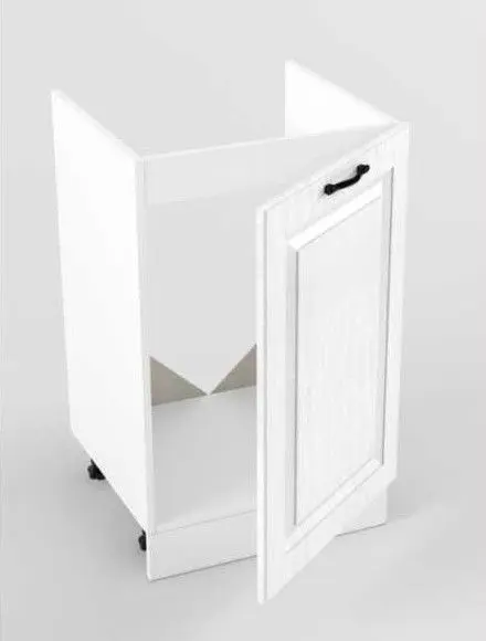 Белый вегас Стол-тумба под мойку 500 мм 1 дверь