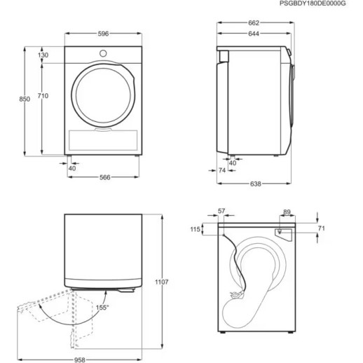 Сушильная машина Electrolux EW8D394M