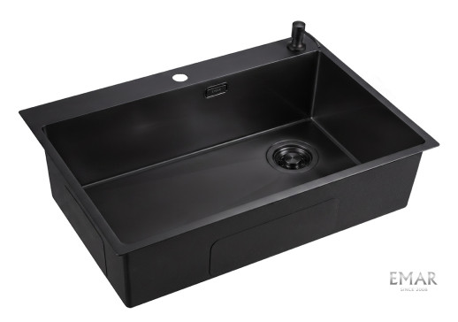 Кухонная мойка Emar EMB-660(TOP) PVD Black
