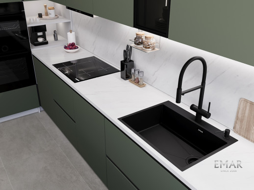 Кухонная мойка Emar EMB-660(TOP) PVD Black