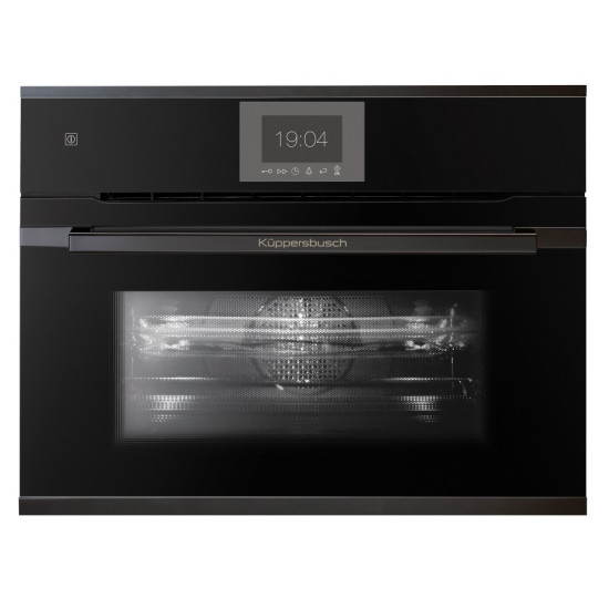 Электрический духовой шкаф с функцией СВЧ Kuppersbusch CBM 6550.0 S2 BLACK CHROME