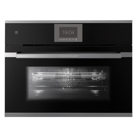 Электрический духовой шкаф с функцией СВЧ Kuppersbusch CBM 6550.0 S3 SILVER CHROME