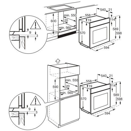 Электрический духовой шкаф Electrolux COF6P76BX