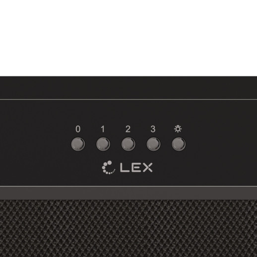 Кухонная вытяжка Lex HYPER 600 LIGHT BBL черная