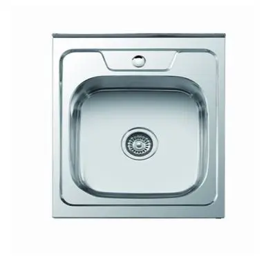 Мойка нерж. накладная 50х60 Аккона глянец