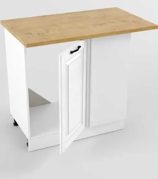 Белый вегас Стол-тумба под мойку прямой угол 1000*600