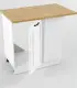 Белый вегас Стол-тумба под мойку прямой угол 1000*600