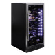 Полувстраиваемый винный шкаф Dunavox DX-70.258SS
