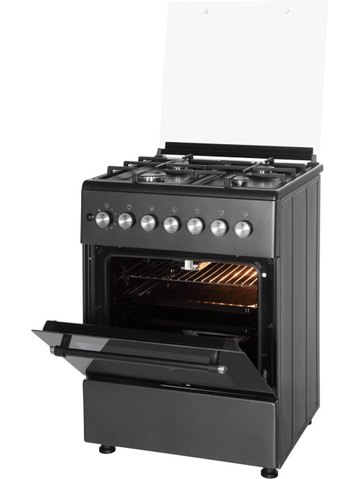 Газовая кухонная плита Nord GG 6064 Gd графит